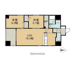 ポルタニグラ千代田【501号室】の間取り