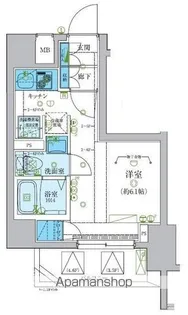 神奈川県川崎市高津区梶ケ谷1丁目【マンション】の間取り