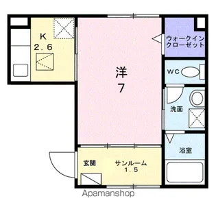 クロシェットⅡ【1階】の間取り