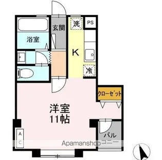 福島県郡山市富久山町久保田字三御堂【アパート】の間取り