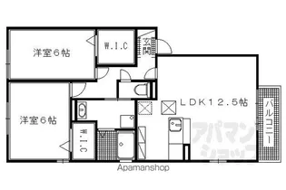 Douce Fleur77【1階】の間取り