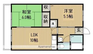 東京都杉並区下井草4丁目【アパート】の間取り