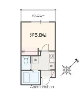 MELLAS黄金町【3階】の間取り
