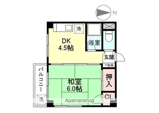 ハイコーポサカノ新庄【3階】の間取り