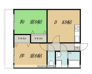 パークシティー沢【103号室】の間取り