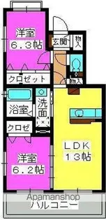 セリーン大利【3階】の間取り