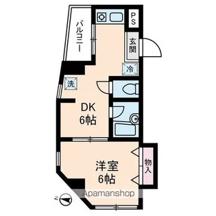 フローラ富士見台【2階】の間取り