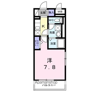パークランド国立【2階】の間取り