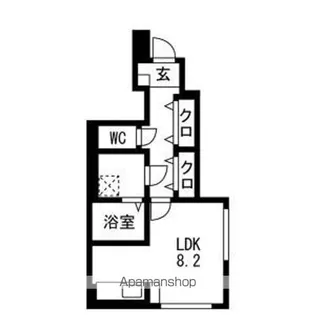 アクア・フィオーレ天童【102号室】の間取り