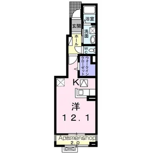 ブリーズ【1階】の間取り