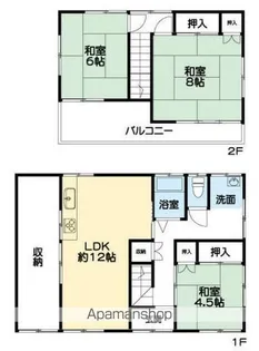 埼玉県北足立郡伊奈町大字小室【一戸建】の間取り