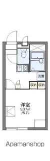 レオパレスB F プログレ【1階】の間取り