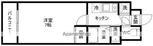 willDo中洲【3階】の間取り