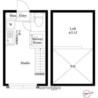 ハーモニーテラス高井戸西【2階】の間取り