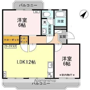 コンフォートY【1階】の間取り