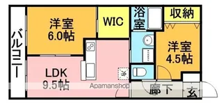 KDX清水レジデンス【8階】の間取り