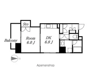 グレース八田【5階】の間取り