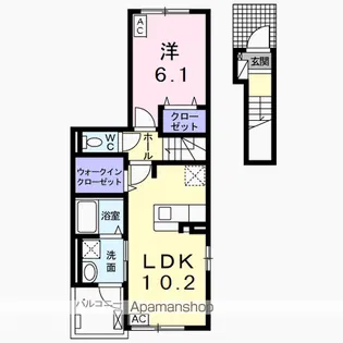 SATUKI【2階】の間取り
