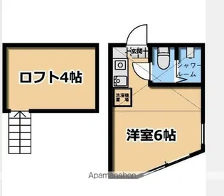 ユナイト田浦クリスカーティス【2階】の間取り