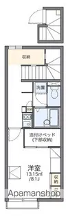 レオパレスガーデンフォレスト【213号室】の間取り