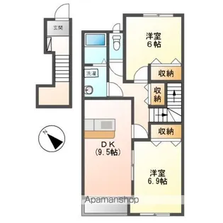 セレーナ【2階】の間取り