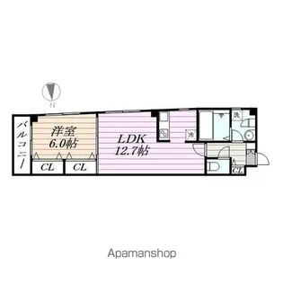 ARCOBALENO SHINMEI【4階】の間取り