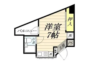 生麦栗山ハイツ【6階】の間取り