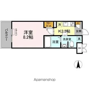 LIGHT  HOUSE【6階】の間取り