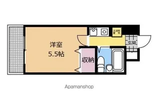 ナイスアーバンスピリッツ相模原Ⅱ【404号室】の間取り