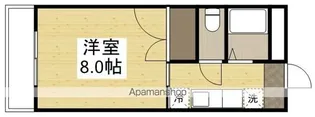 サンパレス怒田Ⅰ【206号室】の間取り