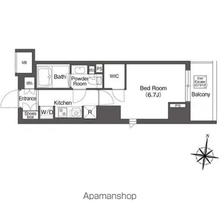 コンフォリア森下リバーサイド【7階】の間取り