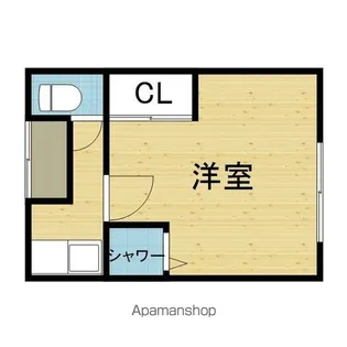 鶴橋ハイツ【12号室】の間取り