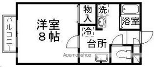 フローラル松森B棟【201号室】の間取り