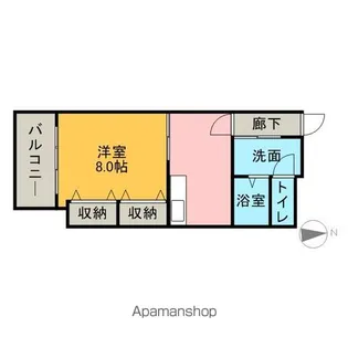 駒コネクション21【7階】の間取り
