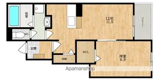 LA CASA MIA UNO【1階】の間取り