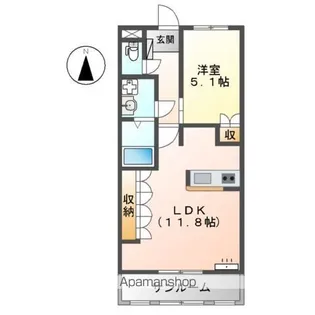 エスポワール22【1階】の間取り