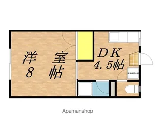 アップルハイツⅡ【101号室】の間取り
