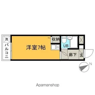 煉瓦館58【3階】の間取り