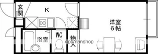 レオパレス甲東園【1階】の間取り