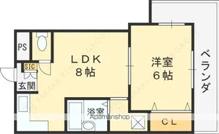 デザイナーズ8マンション【302号室】の間取り