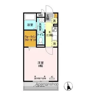 グランドール【1階】の間取り