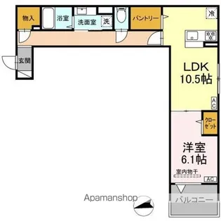 レクシア東葛西Ⅰ【2階】の間取り