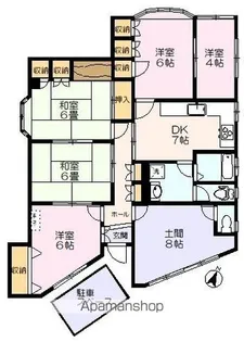 ブランシェ八潮【101号室】の間取り