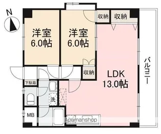 エステート太田Ⅱ【303号室】の間取り
