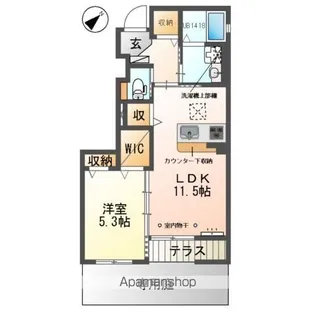 カーサ ESⅡ【1階】の間取り