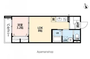 robot home 北柏Ⅱ【1階】の間取り