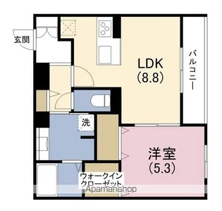 M.J TSUKUDA 壱番館【2階】の間取り