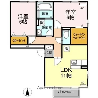 マノワール・プルミエ【2階】の間取り