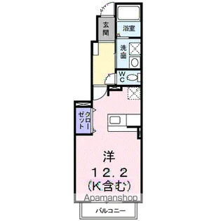 サンタクルス B【1階】の間取り