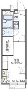 レオパレス砂漠のバラ【2階】の間取り